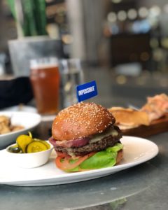 Enjoy meatless burgers and other delicious food in Downtown Portland.